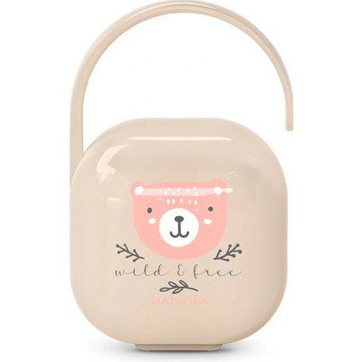 Suavinex Krabička na dudlík Wild & Free růžová – Zboží Dáma