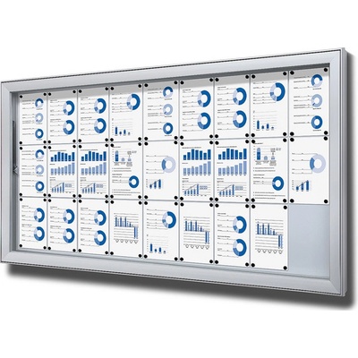 Jansen Display Venkovní vitrína typu L27xA4 2115 x 1054 mm