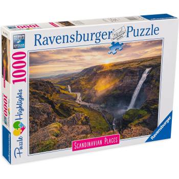 Image 1 of Ravensburger Пъзел Ravensburger от 1000 части - Водопад Хайфос, Исландия (16738)