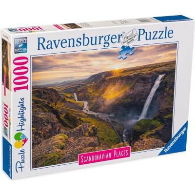 Ravensburger Пъзел Ravensburger от 1000 части - Водопад Хайфос, Исландия (16738)