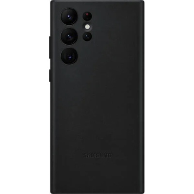 Samsung Galaxy S22 Ultra Leather Cover black (EF-VS908LBEGWW)