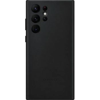 Samsung Galaxy S22 Ultra Leather cover black (EF-VS908LBEGWW)