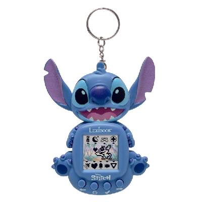 Мини игрална конзола Lexibook - Disney Stitch, My Best-E, с 3 игри (JLMB10D)