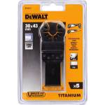 DEWALT Титаниеви ножове за рязане на метал 30 x 43 мм (5 бр. ) DT20727 (DT20727)