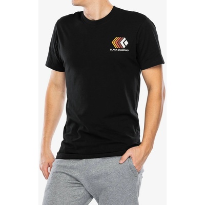 black Diamond M Faded Ss Tee čierna