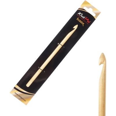 Dřevěný háček Knitpro Basix Birch 6,5 mm