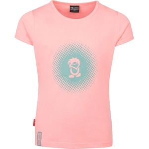 TROLLKIDS Детска тениска Trollkids Girls Logo T T-shirt - Peony Rose / Aqua Haze - размер 92 (EU) (704-1557-1511)