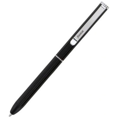 FILOFAX 149000 Clipbook Black gumovací kuličkové pero