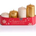 Bartek Candles Свещ Bartek гламурна микс 40/55-70-85-100 жълта