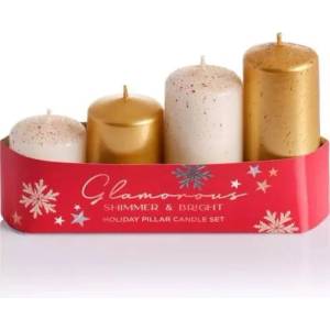 Bartek Candles Свещ Bartek гламурна микс 40/55-70-85-100 жълта