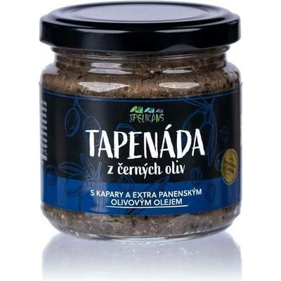 The Pelikans Tapenáda z černých oliv 170 g Česká republika