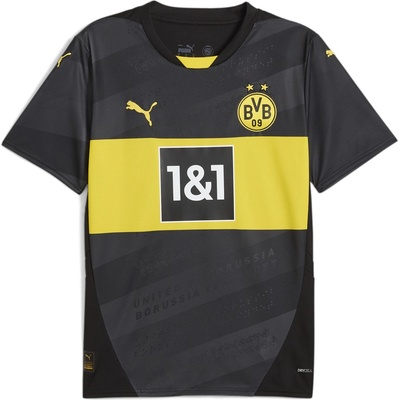 PUMA Футболна фланелка Puma Borussia Dortmund Away Shirt 2024 2025 Adults - Black