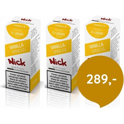 Nick VANILLA 10 ml 6 mg 3 ks