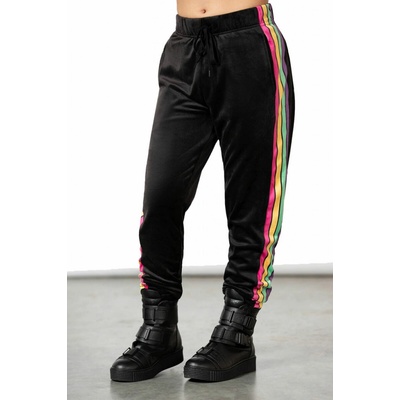 Killstar nohavice plátené coven chill velour