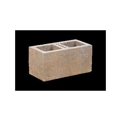 Betonová tvarovka hladká KB 1-20 A Skořicovo-černá