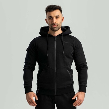 GymBeam STRIX Суичър Nova Zip Up Black XL