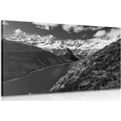 Obraz národní park Patagonie v Argentině v černobílém provedení - 40x30