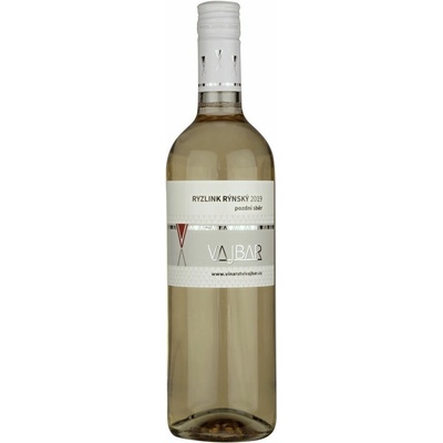 Vinařství Vajbar Ryzlink vlašský pozdní sběr 2024 12,5% 0,75 l (holá láhev)