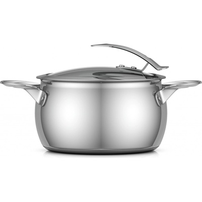 SKK GUSS nerezový hrnec s poklicí i na indukci 24 cm