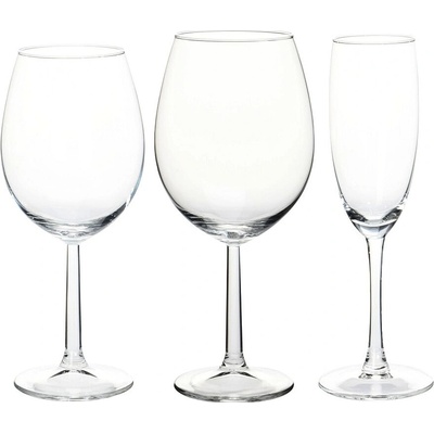 Poháre na víno a sekt EXCELLENT sada 18 x