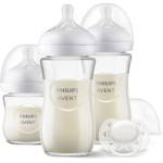 Philips Подаръчен комплект за бебе Natural Response SCD878/11 с 3 стъклени шишета и залъгалка 0м+ (00A.0602.001)