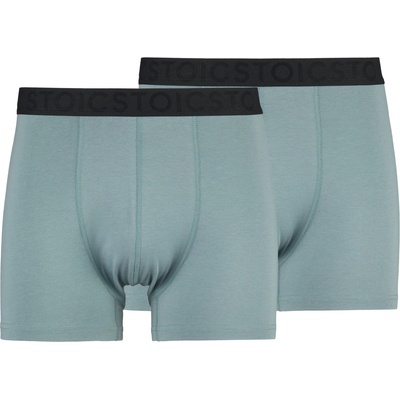 Stoic Мъжко синтетично термобельо Stoic TrosaSt. Boxer 2-Pack Boxer shorts - Slate Blue - размер 4XL (014-2412-0417)