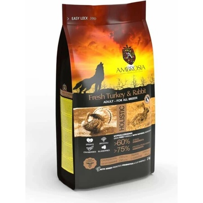 Ambrosia Fresh Turkey& rabbit 12 kg