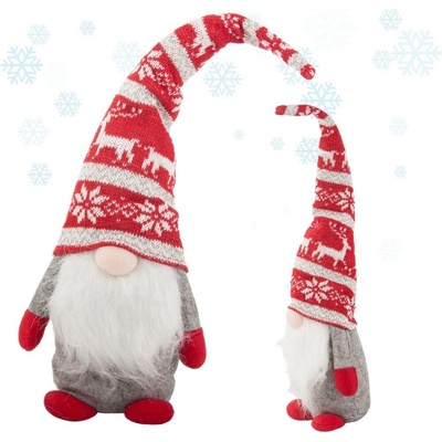 Verk 26243 Vánoční dekorace Skřítek 48 cm, šedý