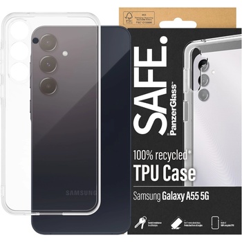 Image 1 of Panzer Гръб Safe за Samsung Galaxy A55 5 G, TPU, Прозрачен