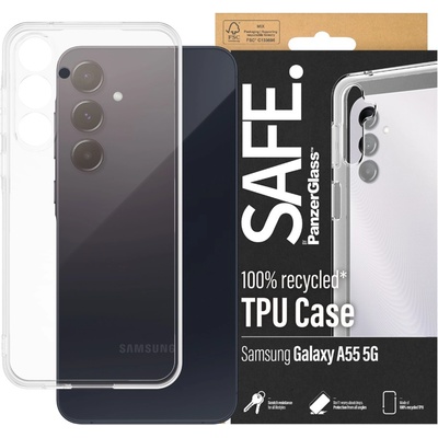 Panzer Гръб Safe за Samsung Galaxy A55 5 G, TPU, Прозрачен