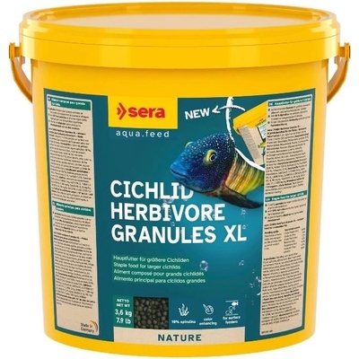 Sera Cichlid Herbivore Granules Nature XL 3,6 kg