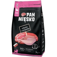 PAN MIĘSKO Telecí s křepelkou XS 9 kg pro štěňata