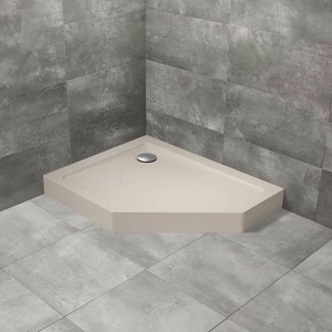 Radaway Петоъгълно душ корито Radaway Doros PT E Compact Stone 100x90 см акрил кашмир ляво (SDRPTP1090-05-84SL)