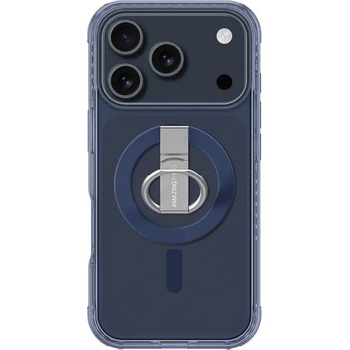 AMAZINGTHING Titan Pro Grip Ring Set Case за iPhone 17 Pro Max Съвместим с MagSafe - син (IP176.9PTRBU)