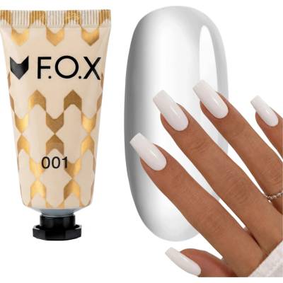 Fox polygel na prodlužování nehtů Nano mléčný 001 15 ml