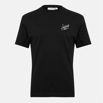 Lacoste Тениска Lacoste Men's Graphic Regular Fit T-Shirt - Black 031