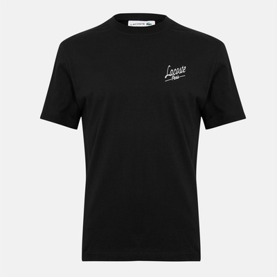 Lacoste Тениска Lacoste Men's Graphic Regular Fit T-Shirt - Black 031