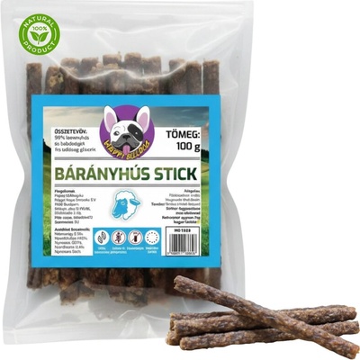 HAPPY BULLDOG 100% Prírodná jahňacia tyčinka 1000 g