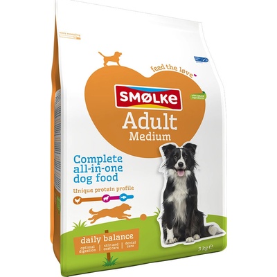 Smølke Dog Adult Medium 2 x 3 kg