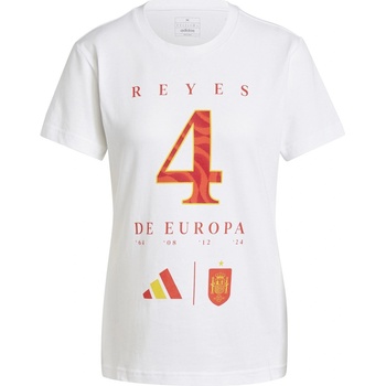 adidas Дамска тениска Adidas Spain Euro Winners T-Shirt Womens - White