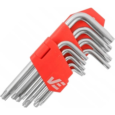 Verke Súprava torx kľúčov 9 ks krátke V35500