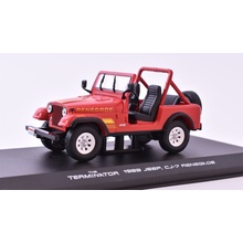 GreenLight Jeep CJ 7 Sarah Conner 1983 The Terminator časopis s modelem 1:43