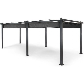 Blumfeldt Pantheon, 3 x 6 m, hliník, strieška proti slnku, polyester, sivá (HMD1-Blm-Pth-36-BLBL)