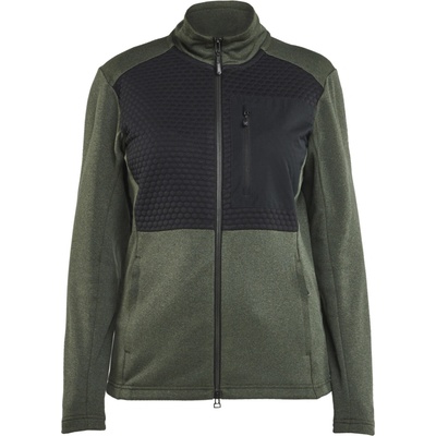 Blåkläder AB 3549 Women's sweatshirt full zip Autumn green/Black