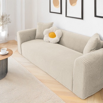 Takoy Poťah na sedačku vzor pruhovaný 2 sed ecru