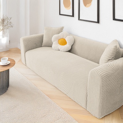 Takoy Poťah na sedačku vzor pruhovaný 3 sed ecru