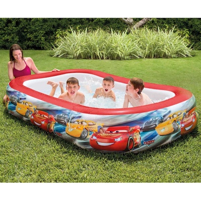 Intex Басейн Cars Swim Center, многоцветен, 262x175x56 см (3202937)