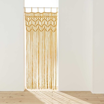 douceur d'intérieur Жълта завеса за врата 90x200 cm Macarena - douceur d'intérieur (1442273)