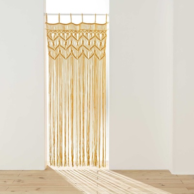 douceur d'intérieur Жълта завеса за врата 90x200 cm Macarena - douceur d'intérieur (1442273)