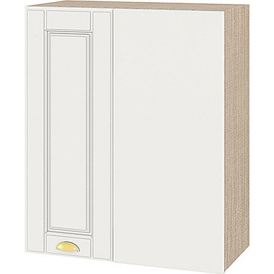 ИРИМ Горен ъглов кухненски шкаф Сити МФ-Бяло мат-09-17 60 см